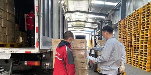 京东物流仓库一角