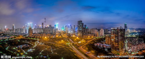 深圳美丽的城市夜景