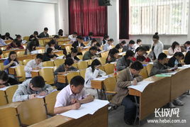 招聘公司笔试考场内部情况