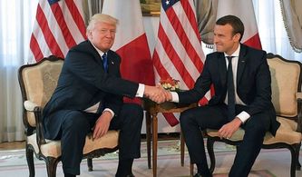 特朗普再怼马克龙：你的表态没分量！