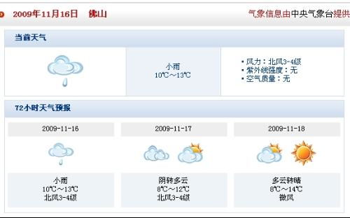 广东天气预报截图