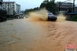 北京街头积水场景
