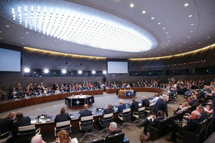 北约会议现场图景