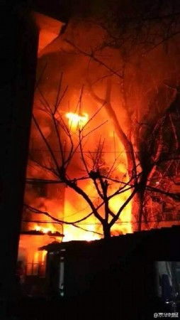 火灾现场