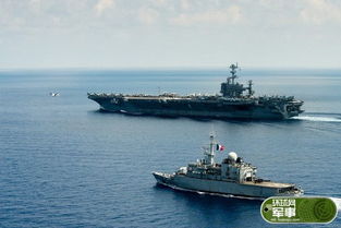 美国军舰在南海巡航