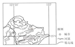 暴雨分布示意图