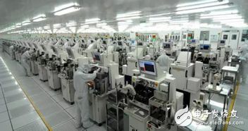 中国芯片制造工厂内部场景