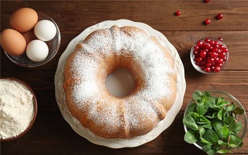 一块散发着香味的家乡糕点