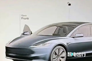 特斯拉Model Y内饰谍照展示