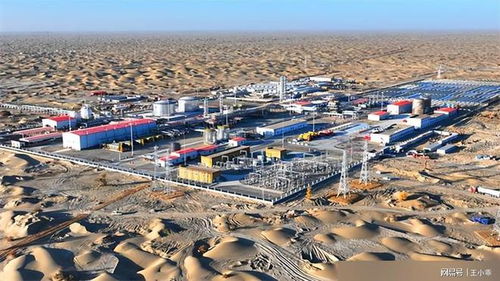 富满油气区俯瞰图