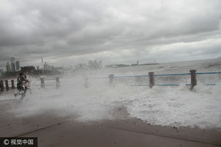 台风“竹节草”强势登陆浙江舟山朱家尖岛，当地严阵以待