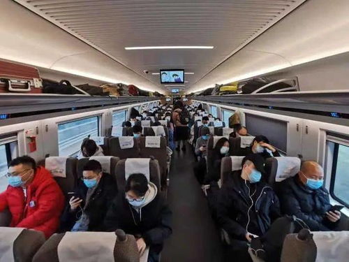 乘务员在静音车厢巡视