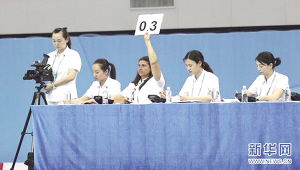 裁判员执法画面