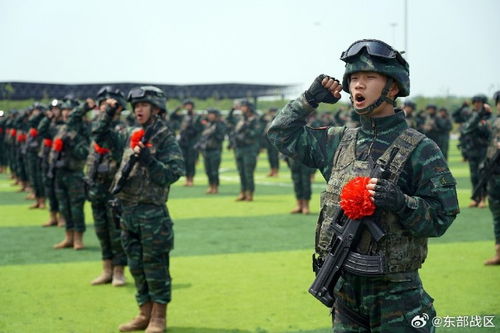 特战队员正在参加授予编号代号仪式