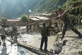 山洪灾区警示图