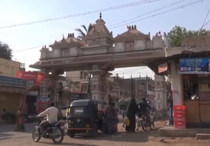 印度城市的繁忙景象