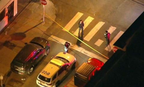 警方调查现场视频截图