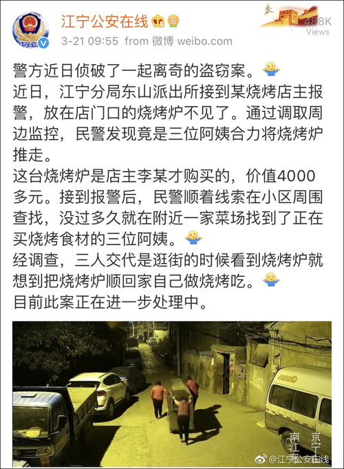 大妈偷外卖？真相竟然是偷烧烤炉办‘烧烤趴’！