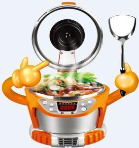 美膳狮炒菜机器人特写