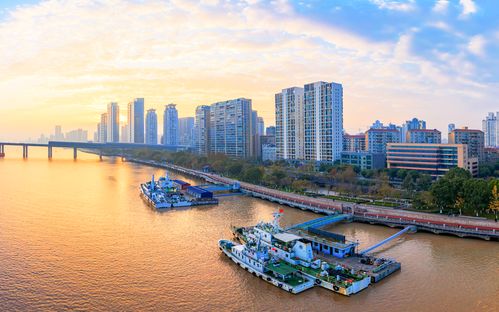 温州美丽的江景