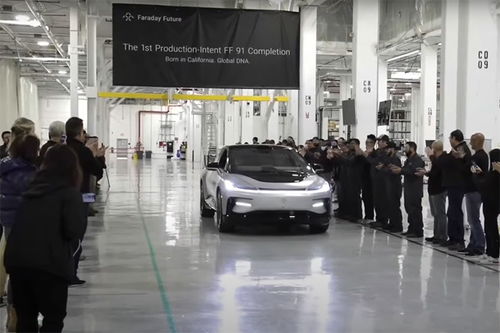 法拉第未来发布会现场照片