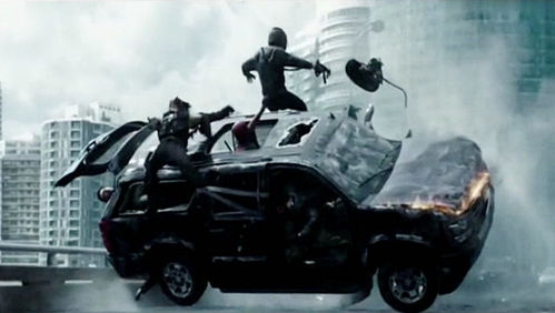 激烈的打斗场面