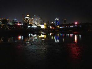 北方夜晚舒适的户外环境