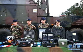 北约军演中的装备展示