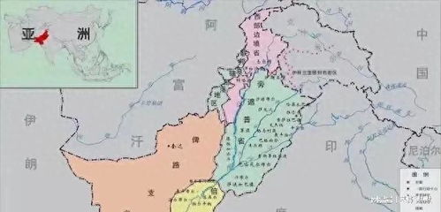 巴基斯坦地图