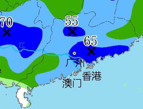 广东暴雨分布图