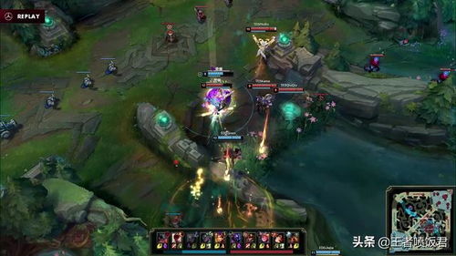 Knight专注地在中路补刀