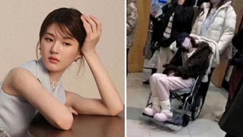 赵露思坐轮椅照片