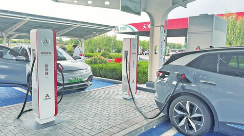 新能源汽车正在充电