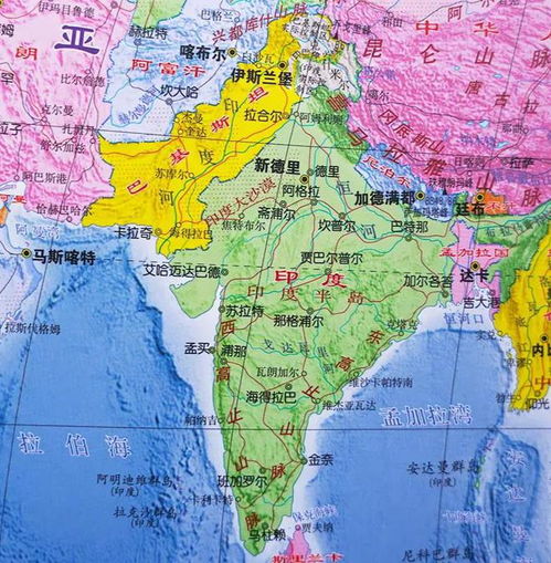 印度地图