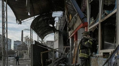 战火中的乌克兰城市景象