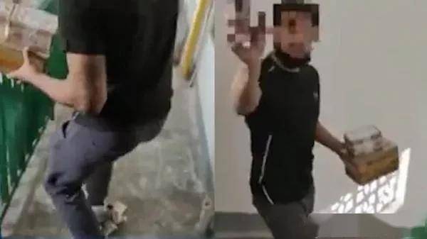 网友热议快递员事件