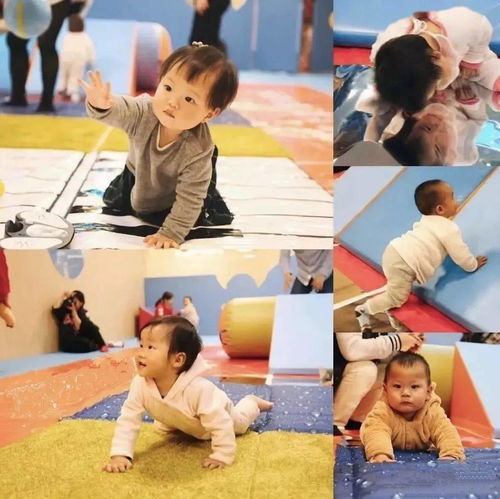 萌娃爬爬大赛首步：独特瞬间引众人惊叹
