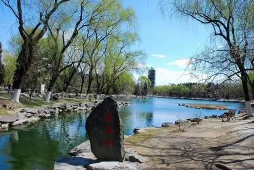 北大未名湖景色