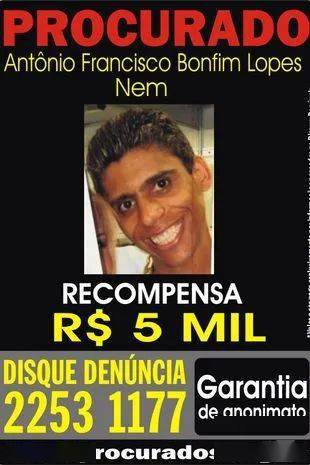 类似案件的通缉海报示例