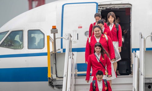 运动员抵达成都天府国际机场