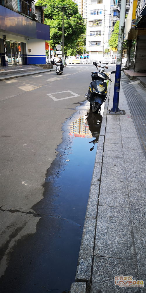 防城区繁忙的街道景象
