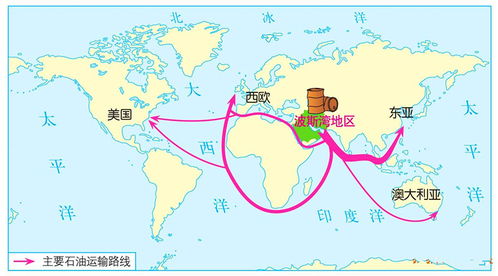 特朗普访问中东路线示意图