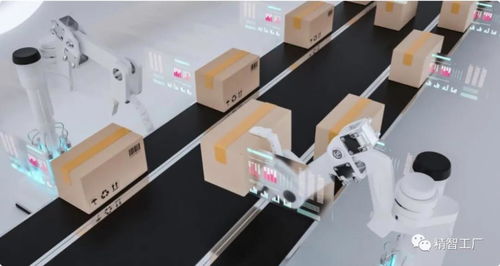 大企业智能工厂内部的自动化设备