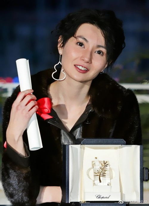 张曼玉获奖瞬间