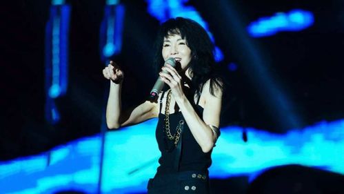 张曼玉在演唱会现场