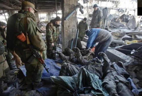 俄乌战场的残破景象