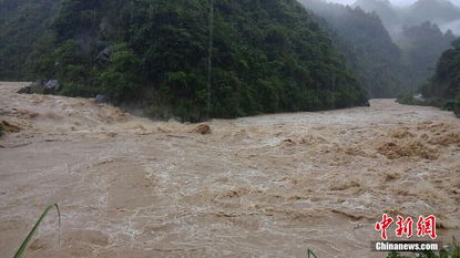 汹涌的山洪
