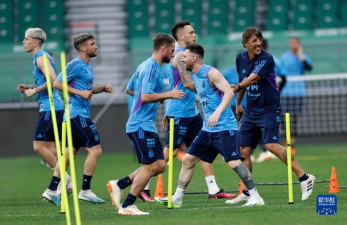 阿根廷队训练场景