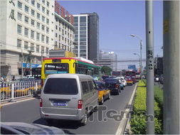 交通堵塞的街道