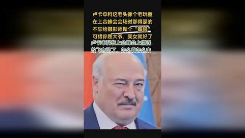 卢卡申科：不再参选下届总统，儿子也无意入仕